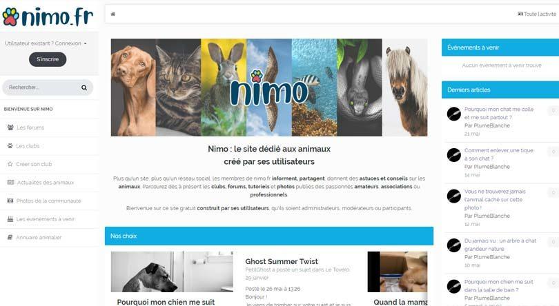 site animaux nimo